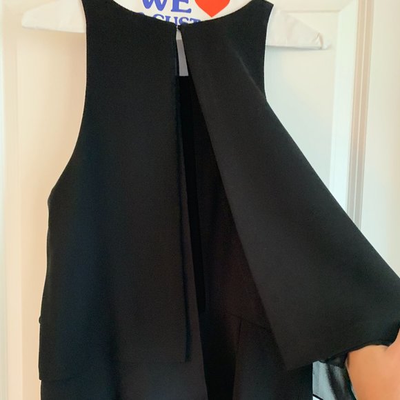 Black Semi-open Halter Dress - Picture 8 of 10